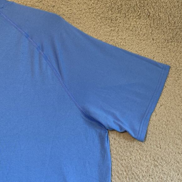 Under Armour Mens Shirt XL Heatgear Crew Neck Blue Casual Athleisure Adult - Picture 15 of 16